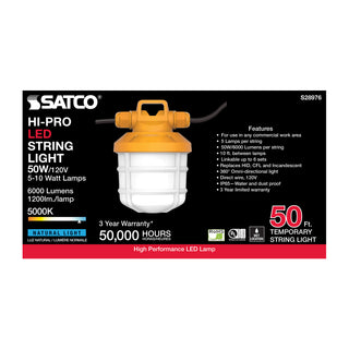 50-FT/LED/5PC/TEMP/STRING/120V