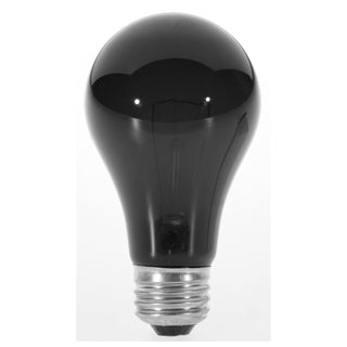 Incandescent Type A Bulb: 75W;  A19;  ;  Black;  120V;  E26 Medium Base