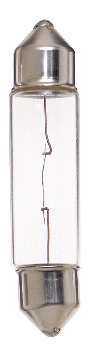 Incandescent Miniature Bulb: 5W;  T3.25;  ;  Clear;  12V;  SV8.5-8 Festoon Base