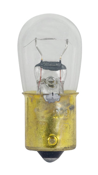 Incandescent Miniature Bulb: 12.8W;  B6;  ;  Clear;  12.8V;  BA15s Bayonet Single Contact Base