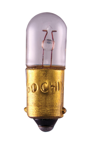 Incandescent Miniature Bulb: 0.45W;  T3.25;  ;  Clear;  5V;  BA9s Miniature Bayonet Base