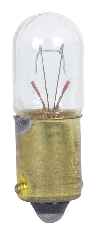 Incandescent Miniature Bulb: 4.76W;  T3.25;  ;  Clear;  28V;  BA9s Miniature Bayonet Base