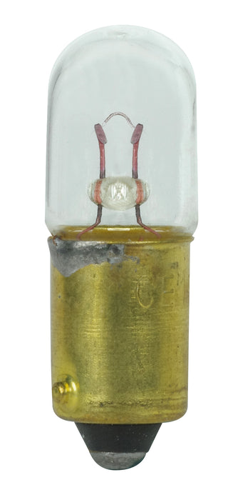 Incandescent Miniature Bulb: 0.35W;  T3.25;  ;  Clear;  5V;  BA9s Miniature Bayonet Base