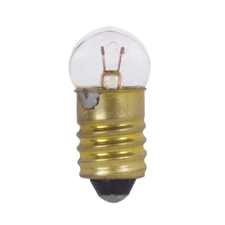 Incandescent Miniature Bulb: 0.63W;  G3.5;  ;  Clear;  2.33V;  E10 Miniature Screw Base