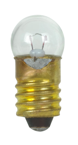 Incandescent Miniature Bulb: 0.63W;  TL-3;  ;  Clear;  2.33V;  E10 Miniature Screw Base