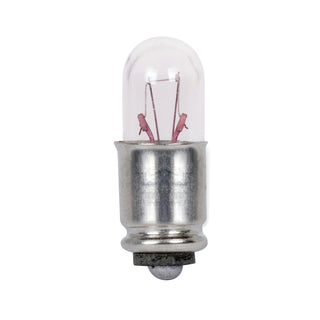 Incandescent Miniature Bulb: 1.12W;  T1.75;  ;  Clear;  28V;  S5.7s Midget Grooved Base