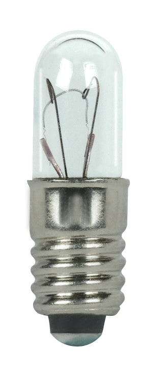 Incandescent Miniature Bulb: 1.26W;  T1.75;  ;  Clear;  6.3V;  E5.5 Midget Screw Base