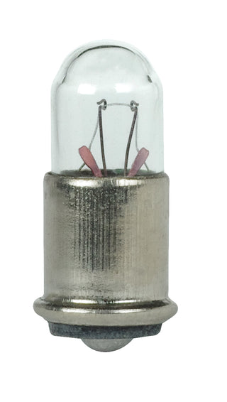 Incandescent Miniature Bulb: 1.12W;  T1.75;  ;  Clear;  28V;  SX6s Mini Flange Base