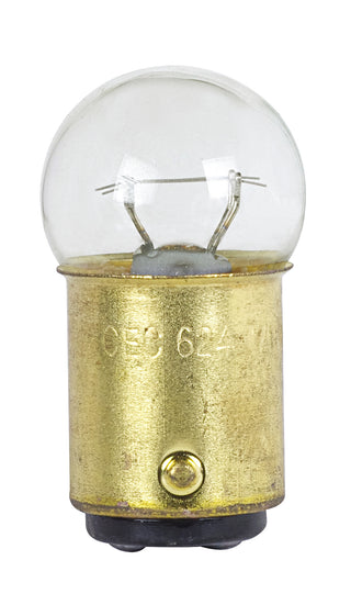 Incandescent Miniature Bulb: 10.4W;  G6;  ;  Clear;  28V;  BA15d Bayonet Double Contact Base