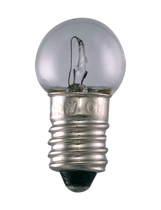 Incandescent Miniature Bulb: 8W;  G3.5;  ;  Clear;  12V;  E10 Miniature Screw Base