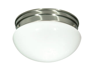2 LIGHT 10" MUSHROOM FLUSH