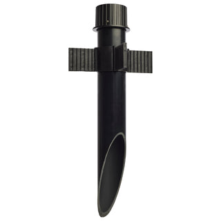 2" PVC MOUNT POST W/BLACK CAP