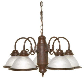 5 LIGHT 22" CHANDELIER