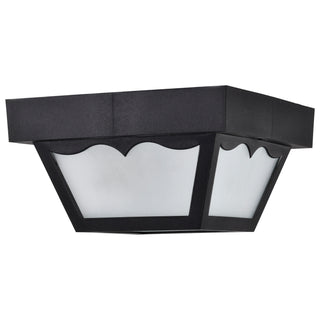 1 LIGHT 8" POLY CARPORT FLUSH