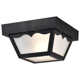 1 LIGHT 8" POLY CARPORT FLUSH