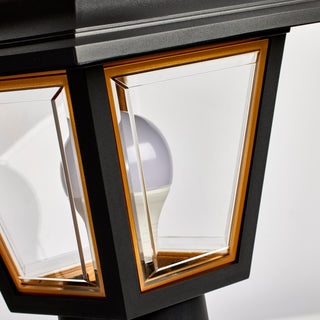 1 LT POLY COACH POST LANTERN