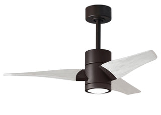 Super Janet 42 Inch 3 blade ceiling fan. Multiple finish options to choose from.