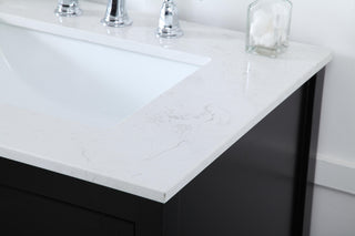 72 inch Double Bathroom Vanity in Black