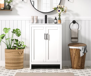 Finnley 24 inch Single Bathroom Vanity in White