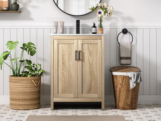 Finnley 24 inch Single Bathroom Vanity in Mango Wood