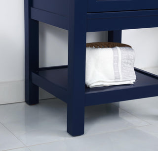 19 inch Single bathroom vanity in Blue