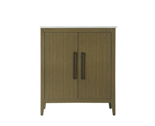 30 Inch Single Bathroom Vanity In Chestnut Brown
