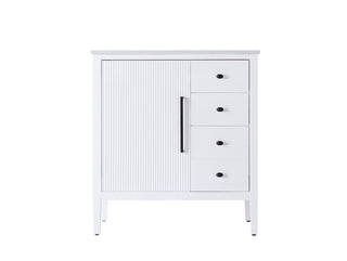 32 inch Single Bathroom Vanity in White