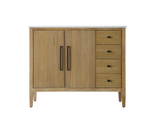 42 inch Single Bathroom Vanity in Linen Oak