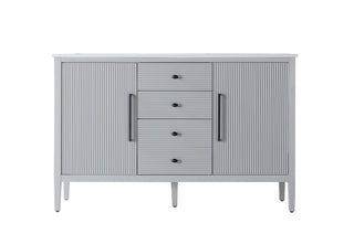54 inch Double Bathroom Vanity in Grey