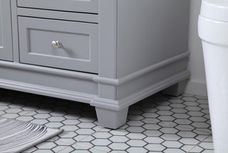 60 inch Single Bathroom Vanity set in Grey