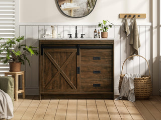Austin 42 inch Single Bathroom Vanity in Expresso