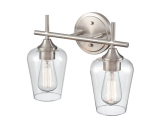 Ashford 2-Light Vanity - Brushed Nickel