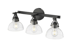3-Light Vanity Matte Black