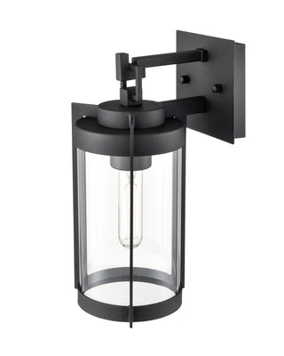Ellway 1-Light Outdoor Wall Sconce Textured Black