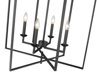 Nellis 4-Light Pendant light Matte Black