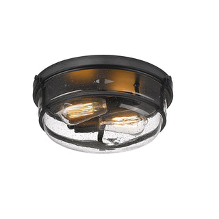 Mayson 2-Light Flushmount Ceiling Light Matte Black