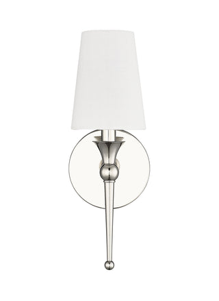 1-Light Wall Sconce Polished Nickel