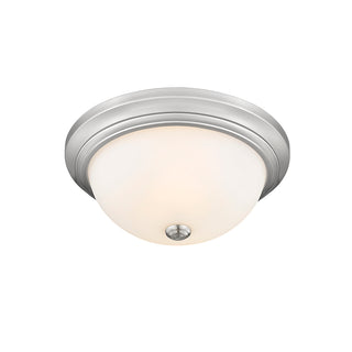 2-Light Flushmount Ceiling Light Brushed Nickel
