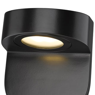 1-Light Outdoor Wall Sconce Powder Coated Black
