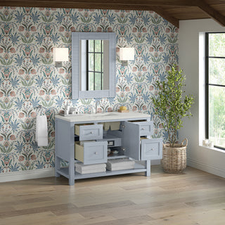 48 Inch Breckenridge Freestanding Vanity in Serenity Blue / Lime Delight Top