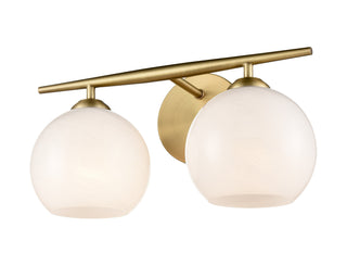 Kimorra 2-Light Vanity Vintage Brass