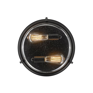 Mayson 2-Light Flushmount Ceiling Light Matte Black