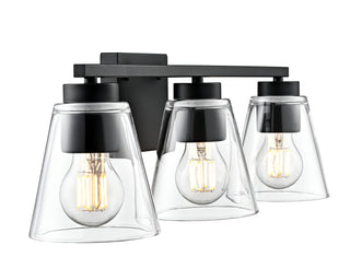 Strayhan 22" 3-Light Vanity - Matte Black