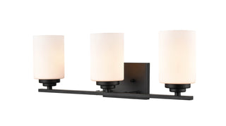 Durham 3-Light Vanity Matte Black