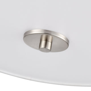 Guyten 13" Wide 2-Light Semi Flush - Brushed Nickel