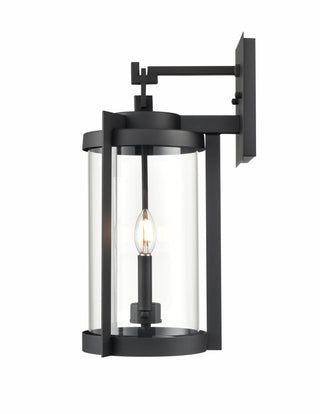 Ellway 2-Light Outdoor Wall Sconce Textured Black