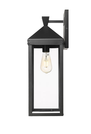 Yates 21.75" High 1-Light Outdoor Wall Sconce - Painted Black