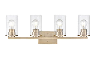 Verlana 27.75" Wide 4-Light Vanity - Modern Gold