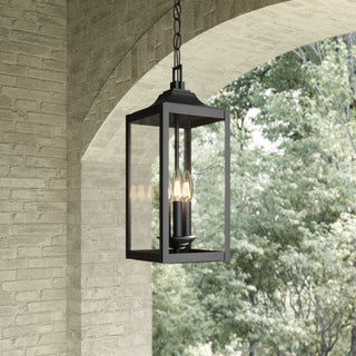 Halston 7.25" Wide 3-Light Outdoor Hanging Lantern