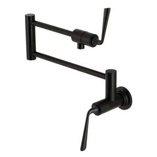 Silver Sage Pot Filler Faucet in Matte Black